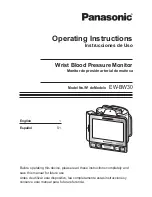 Panasonic EW-BW30S Operating Instructions Manual preview