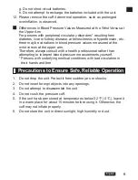 Preview for 7 page of Panasonic EW-BW30S Operating Instructions Manual