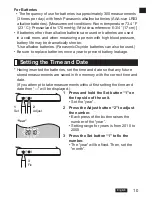 Предварительный просмотр 11 страницы Panasonic EW-BW30S Operating Instructions Manual