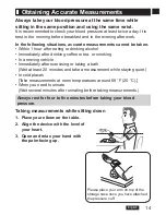 Preview for 15 page of Panasonic EW-BW30S Operating Instructions Manual