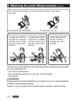 Preview for 16 page of Panasonic EW-BW30S Operating Instructions Manual