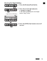 Предварительный просмотр 19 страницы Panasonic EW-BW30S Operating Instructions Manual