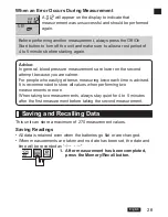 Preview for 27 page of Panasonic EW-BW30S Operating Instructions Manual