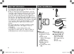 Preview for 10 page of Panasonic EW-DC12 Operating Instructions Manual