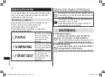 Предварительный просмотр 156 страницы Panasonic EW-DC12 Operating Instructions Manual