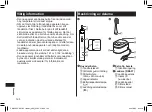 Предварительный просмотр 160 страницы Panasonic EW-DC12 Operating Instructions Manual