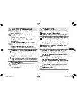 Предварительный просмотр 85 страницы Panasonic EW?DE92 Operating Instructions Manual