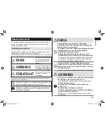 Предварительный просмотр 181 страницы Panasonic EW?DE92 Operating Instructions Manual