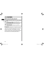 Предварительный просмотр 202 страницы Panasonic EW?DE92 Operating Instructions Manual