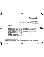 Предварительный просмотр 257 страницы Panasonic EW?DE92 Operating Instructions Manual