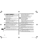 Предварительный просмотр 298 страницы Panasonic EW?DE92 Operating Instructions Manual