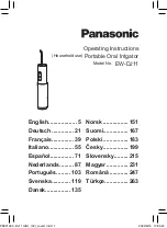 Panasonic EW-DJ11 Operating Instructions Manual preview