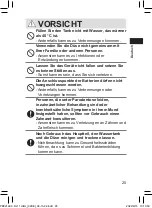 Предварительный просмотр 25 страницы Panasonic EW-DJ11 Operating Instructions Manual