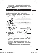 Предварительный просмотр 29 страницы Panasonic EW-DJ11 Operating Instructions Manual