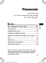 Предварительный просмотр 55 страницы Panasonic EW-DJ11 Operating Instructions Manual