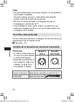 Предварительный просмотр 82 страницы Panasonic EW-DJ11 Operating Instructions Manual