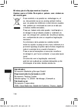 Предварительный просмотр 118 страницы Panasonic EW-DJ11 Operating Instructions Manual