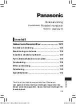 Предварительный просмотр 119 страницы Panasonic EW-DJ11 Operating Instructions Manual