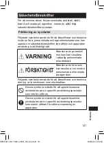 Предварительный просмотр 121 страницы Panasonic EW-DJ11 Operating Instructions Manual