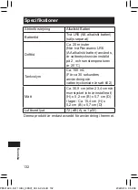 Предварительный просмотр 132 страницы Panasonic EW-DJ11 Operating Instructions Manual