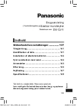 Предварительный просмотр 135 страницы Panasonic EW-DJ11 Operating Instructions Manual