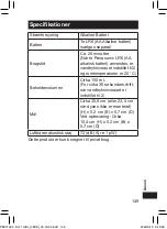 Предварительный просмотр 149 страницы Panasonic EW-DJ11 Operating Instructions Manual