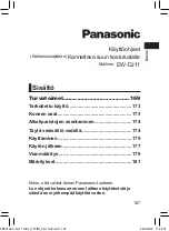 Предварительный просмотр 167 страницы Panasonic EW-DJ11 Operating Instructions Manual