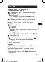 Предварительный просмотр 209 страницы Panasonic EW-DJ11 Operating Instructions Manual