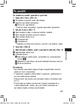 Предварительный просмотр 225 страницы Panasonic EW-DJ11 Operating Instructions Manual