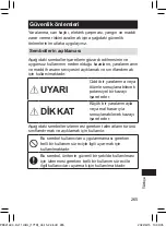 Предварительный просмотр 265 страницы Panasonic EW-DJ11 Operating Instructions Manual