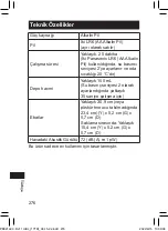 Предварительный просмотр 276 страницы Panasonic EW-DJ11 Operating Instructions Manual