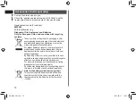 Preview for 12 page of Panasonic EW-DJ40-W503 Operating Instructions Manual