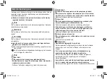 Preview for 91 page of Panasonic EW-DJ40-W503 Operating Instructions Manual