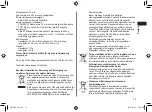 Preview for 15 page of Panasonic EW-DL40 Operating Instructions Manual