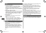 Preview for 100 page of Panasonic EW-DL40 Operating Instructions Manual