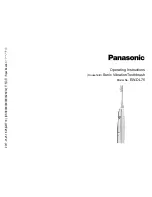 Preview for 1 page of Panasonic EW-DL75 Operating Instructions Manual