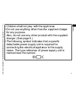 Preview for 5 page of Panasonic EW-DL75 Operating Instructions Manual