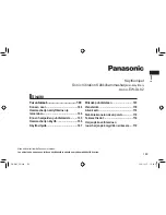 Preview for 159 page of Panasonic EW?DL82 Operating Instructions Manual