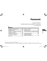 Preview for 207 page of Panasonic EW?DL82 Operating Instructions Manual