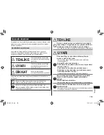 Preview for 255 page of Panasonic EW?DL82 Operating Instructions Manual