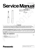 Preview for 1 page of Panasonic EW-DS13 Service Manual