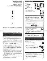 Panasonic EW-DS32 Operating Instructions preview