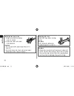 Preview for 12 page of Panasonic EW-DS90-K Operating Instructions Manual