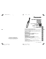 Panasonic EW-TDEF4 Operating Instructions Manual preview