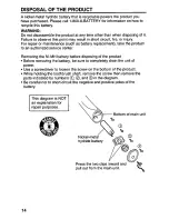 Preview for 14 page of Panasonic EW1000W Operating Operating Instructions Manual