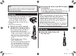 Предварительный просмотр 9 страницы Panasonic EW1413 Operating Instructions Manual