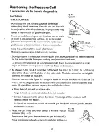 Предварительный просмотр 11 страницы Panasonic EW254 - ARM BP MONITOR Operating Instructions Manual