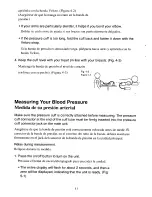 Предварительный просмотр 12 страницы Panasonic EW254 - ARM BP MONITOR Operating Instructions Manual