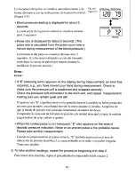 Предварительный просмотр 14 страницы Panasonic EW254 - ARM BP MONITOR Operating Instructions Manual