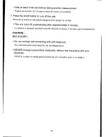 Preview for 15 page of Panasonic EW254 - ARM BP MONITOR Operating Instructions Manual